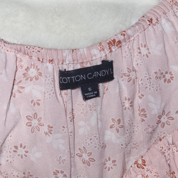 Cotton Candy Blush Floral Blouse - Picture 3 of 3